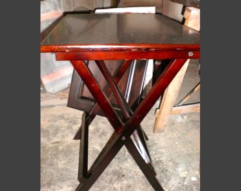 Mahogany butler's tray